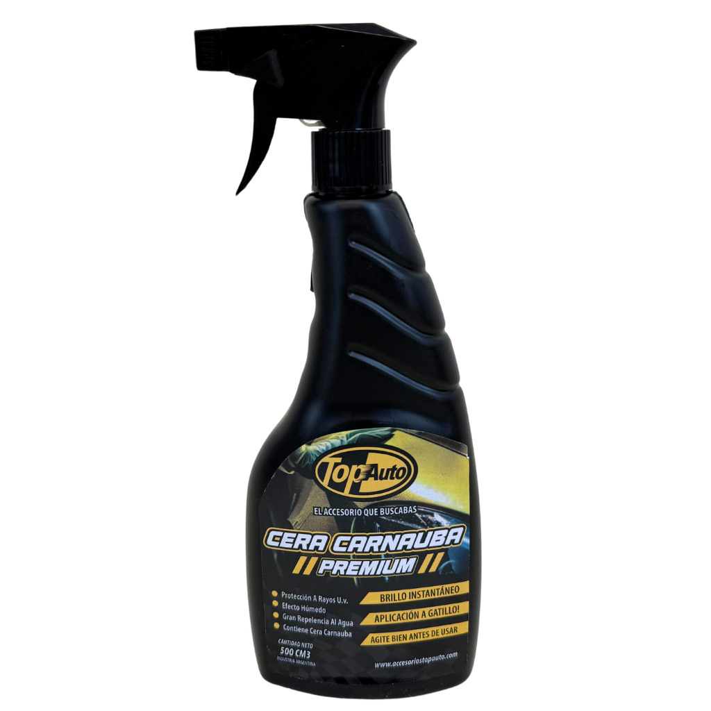 Top auto cera carnauba 500cc con gatillo