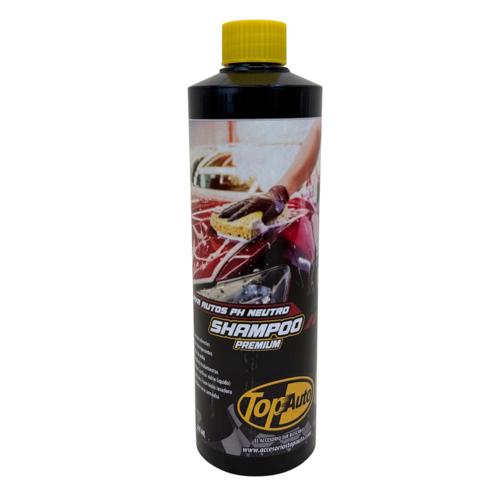 Top auto shampoo ph neutro rojo 500cc