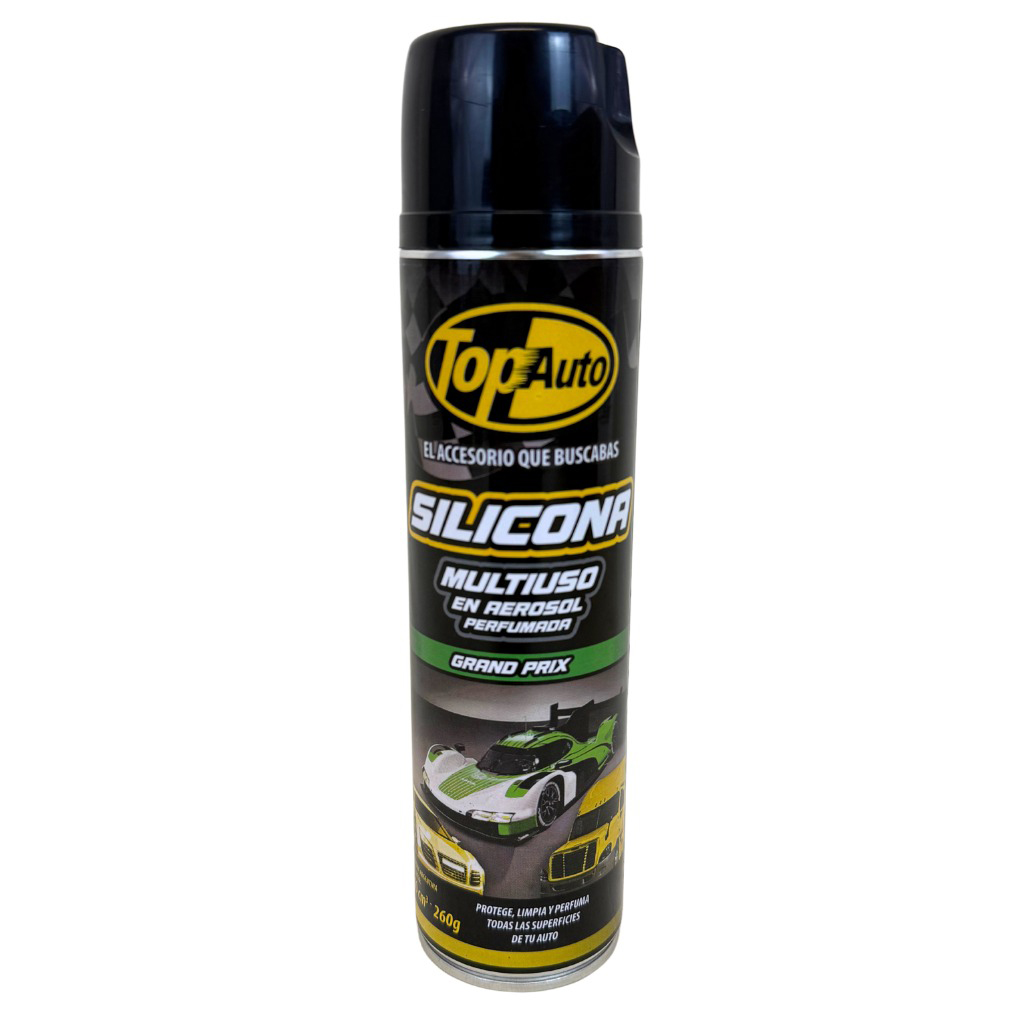 Top auto silicona aerosol 440cm3 grand prix