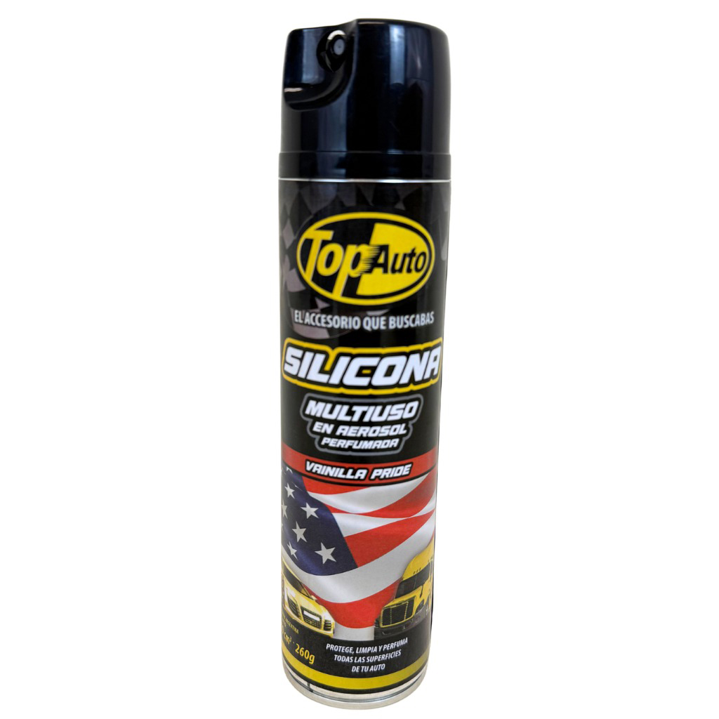 Top auto silicona aerosol 440cm3 vainilla