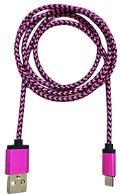 Cable micro usb 1 mt rosa