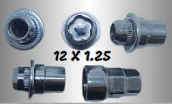 Tuercas antirobo sistema aleman 12 x 1.25