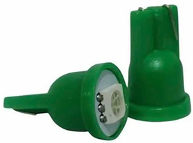 Lampara t10 1 smd verde