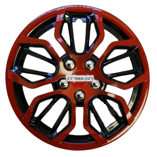 Taza rueda 14 rojo-negro zt-705 x jgo