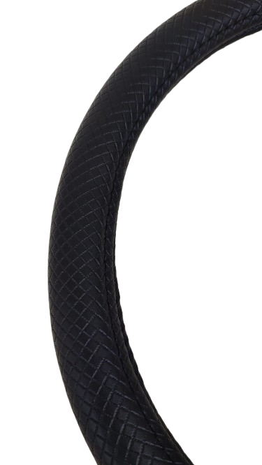 Cubre volante premium cuero liso + textura vibora