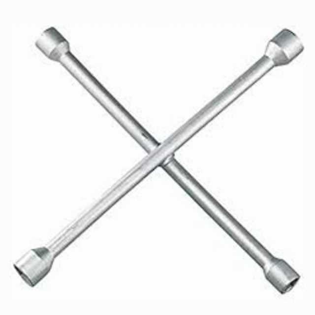 Llave cruz pintada gris 4 bocas de 17 19 21 23