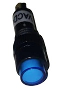 Luz piloto 8mm led azul 12v