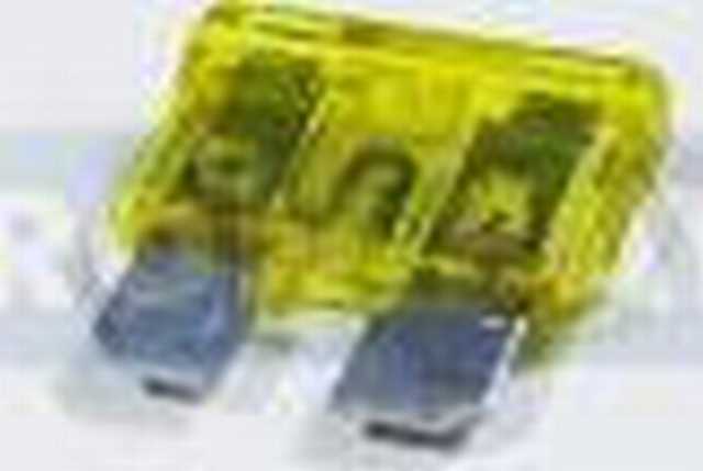 Fusible ron bay ficha 25 amp cristal