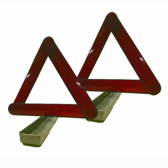 Baliza triangulo luem en estuche plastico x jgo.