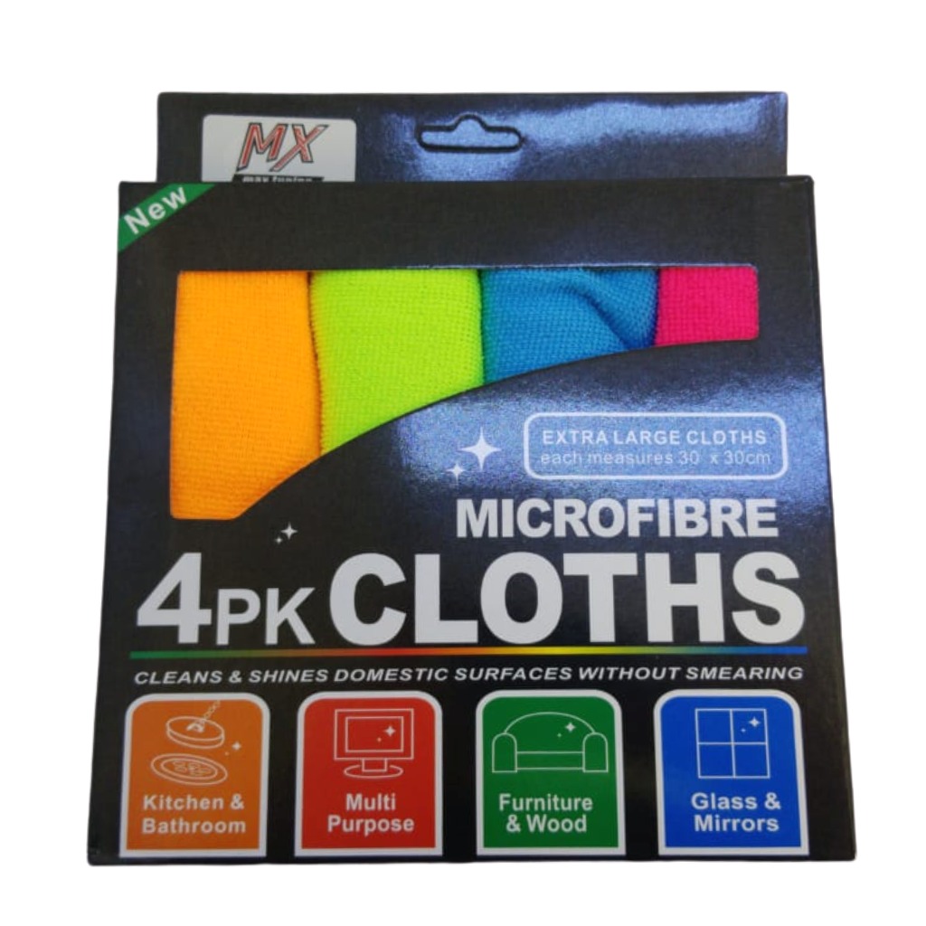 Microfibra pack x 4 - 30 x 30 cm