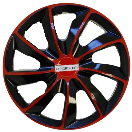 Taza rueda 14 negro-rojo zt-702 x jgo